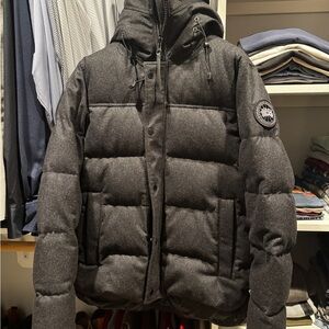 Canada Goose MacMillan Parka Italian Wool Dark Charcoal (Sold Out online)